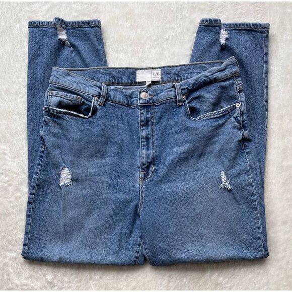 Current/Elliott Original Boyfriend in Sunny Destructed, Size 32 - Picture 6 of 14